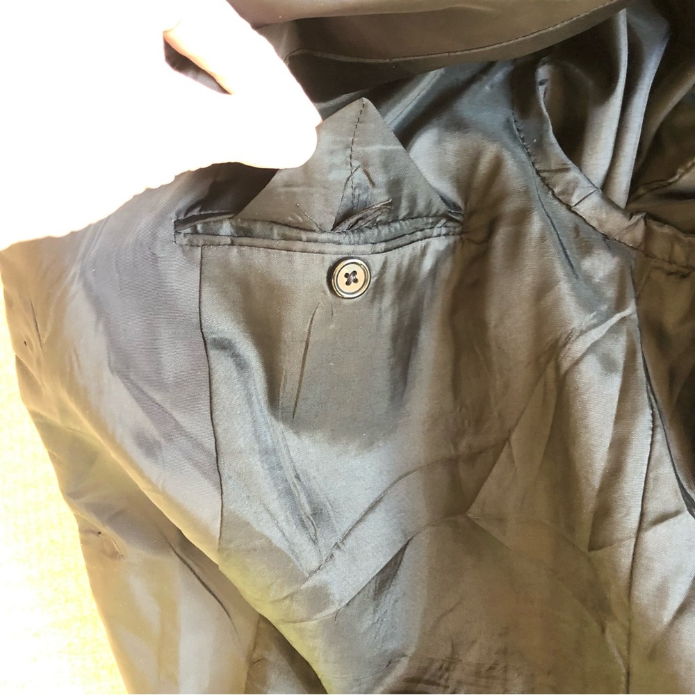 Donna Karan Signature Black Nylon Blazer - Picture 8 of 11
